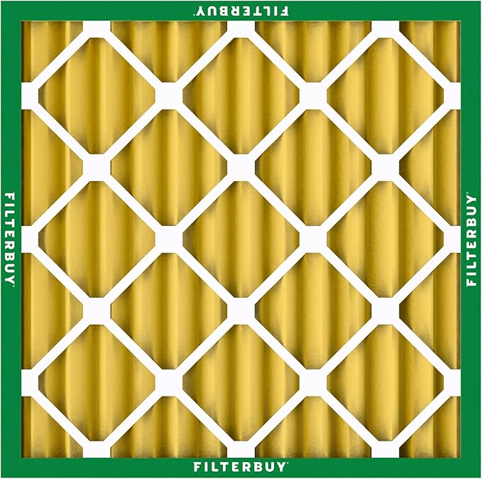 Filterbuy 18x18x2 Air Filter MERV 11 (MPR 1200) Allergen Defense Replacement (4-Pack), Electrostatic Pleated HVAC AC Furnace Filters, Made in USA (Actual Size: 17.75 x 17.75 x 1.75)