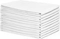 Organic Cotton White Dish Towels - 10 Pack Quick Drying White Kitchen Towels - Lint-Free, Organic Cotton Dish Cloths - Extra Large Highly Absorbent Blank Tea Towels - 27"x27" (White)
