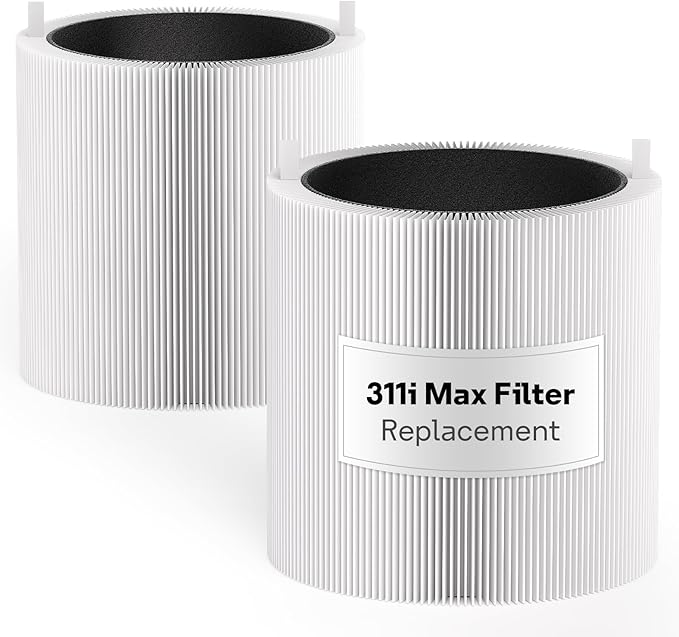 Leemone 2 Pack Blue Pure 311i Max Replacement Filter Compatible with Blue Pure 311i Max Air Purifier, Activated Carbon Filter