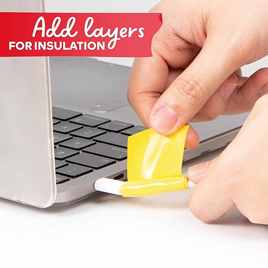 XFasten Self-fusing Silicone Tape Pro, Yellow, 1.5-Inch x 15-Feet, 30mils Non-Adhesive Thick Silicone Repair Tape for Leaky Pipe Drain, Tool Grip, Electrical Wires, PVC Pipe Leak, and Water Sealing