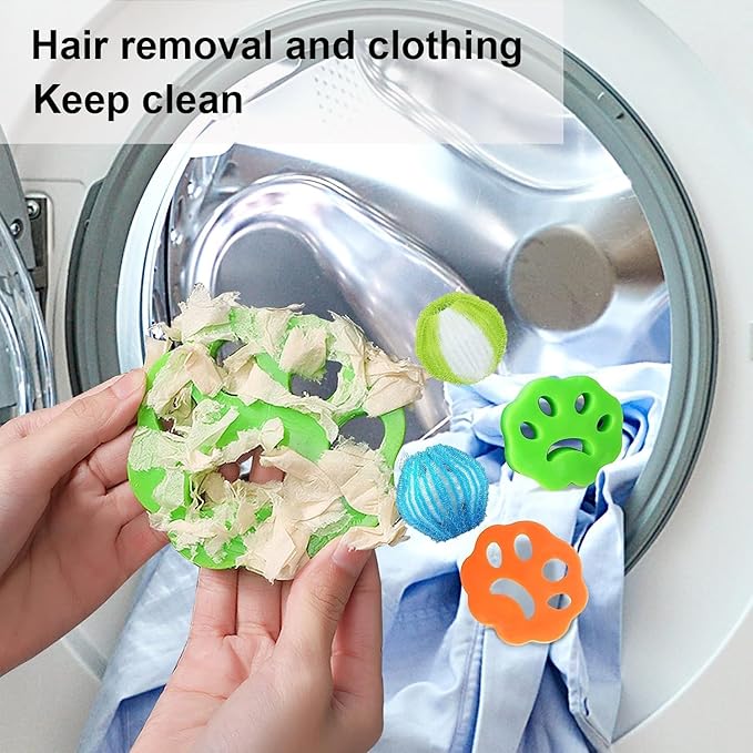 Pet Hair Remover, Portable Dog Cat Hair Remover, Lint Remover, Reusable Pet Hair Removal Tool, Lint Shaver Cleaner Pro, Carpet Scraper for Couch Furniture, Blanket, Clothing, Carpet, Rugs (9)