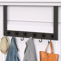 VAEHOLD Over The Door Hooks for Hanging Clothes, Heavy-Duty Door Hooks Organizer for Towel, Coat, Bag, Robe