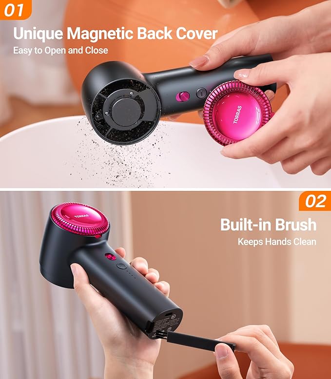 TORRAS Rechargeable Fabric Shaver Electric Lint Remover 3-Speed Remove Fuzz, Pilling for Cashmere, Wool, Clothes, Sweater, Coat, Furniture, Clothes depiller with Replacement Blades