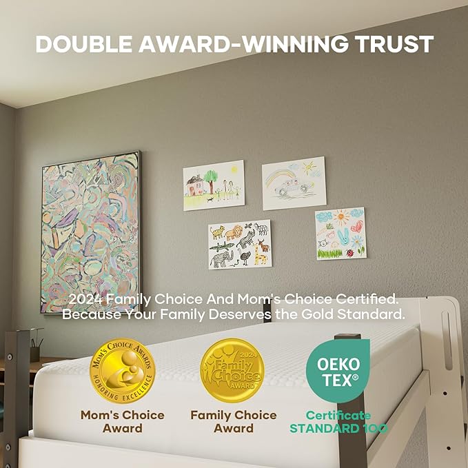 OhGeni 100% Waterproof Twin-2 Pack Mattress Protector, Fitted Sheet with Stretchable Pockets, Deep Sleep Noiseless Soft. Breathable Cooling Hypoallergenic Material, Bed Cover for Mattress