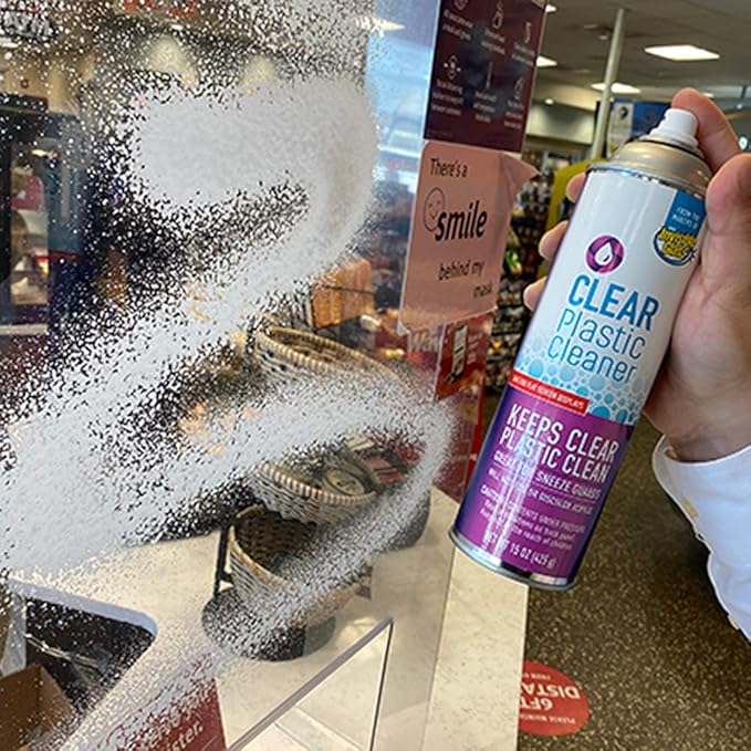 Invisible Glass 91014 Clear Plastic Cleaner - Cleans and Protects Plastic on Electronics, Appliances, Eyewear, Cars, Trucks, RVs, Boats & More - Helps Prevent Fog and Static - 19 oz