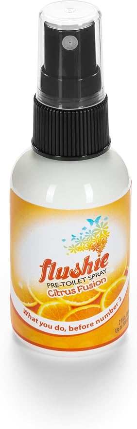Flushie Pre-Toilet Sprays for Poop Travel Size Toiletries Bathroom Spray for Poop Spray for Toilet Deodorizer Traveling Essentials Poop deodorizer Poop Odor eliminator