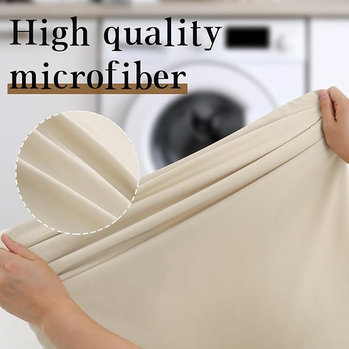 ZPECC Travel Laundry Bag 24 Pack,Bulk Extra Large Heavy Duty Bags, Durable Dirty Clothes Organizer With Drawstring, Fit a Basket or Hamper (40" X 30",Khaki)