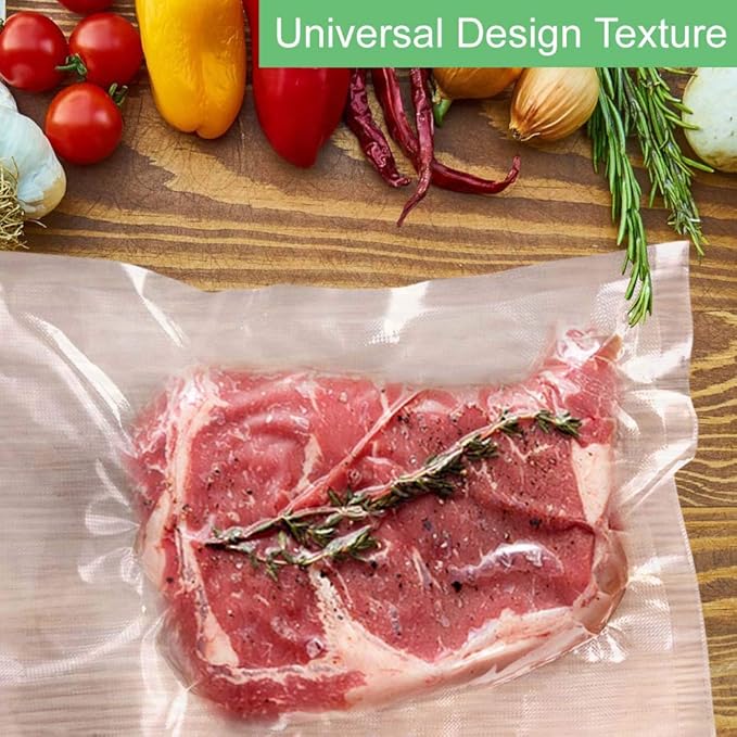 O2frepak 300 Count 6x10 Pint Vacuum Sealer Bags with BPA Free and Heavy Duty, Vacuum Seal Food Sealer Bags,Great for Food Storage Vaccume Sealer PreCut Bag
