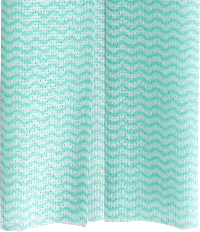 100 Count Disposable Cleaning Towels and Dish Cloths,Super Absorbent Dishcloths,Multi-Surface Cleaning Wipes for Kitchen Dishes, Windows, Bathroom (Green)