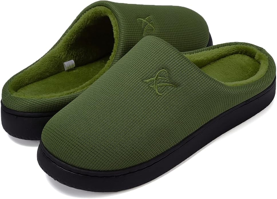 Memory Foam Slippers for Women's and Men's Casual House Shoes