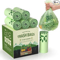 AYOTEE Small Compost Bags 2.6 Gallon Trash Bag, 150 Count Compostable Trash Bags 2.6 Gallon Compost Bag for Countertop Bin 1.3,2,3 Gallon, Small Waste Basket Liners for Bathroom Kitchen Office