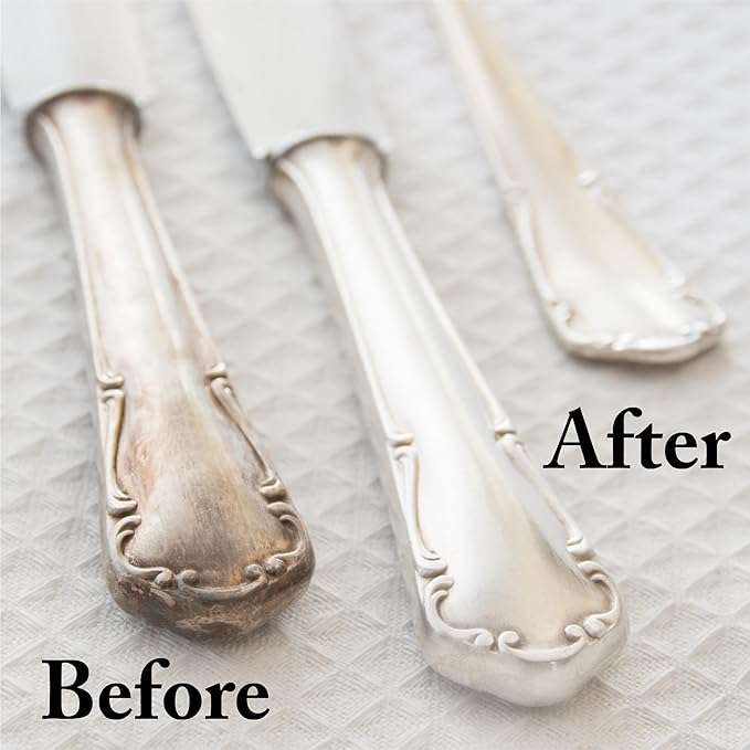 Goddard’s Silver Cleaner Dip – Silver Jewelry Cleaner Solution for Filigree Metalwork & Small Items – Professional Use Silver Tarnish Remover – Silverware Cleaning Supplies (10 oz)