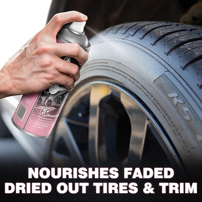 Interior Cleaner and Protectant, 15 Fl Oz Polishing Cleaner Car Interior Spray - Repels Dust & Staining, Restores & Protects Plastic, Vinyl, Leather Seats, Carpet - UV Guard, Anti-Aging