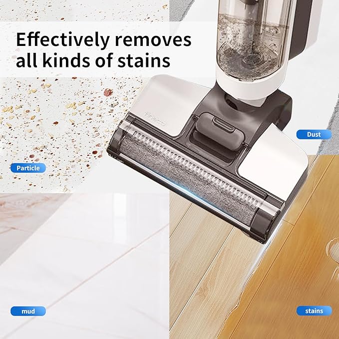 Roller Brush and Filter Replacement Compatible with Tineco iFloor 3/ Floor One S3 Cordless Vacuum Cleaner, Replacement Parts Include 3 Brush Rollers, 3 Filters