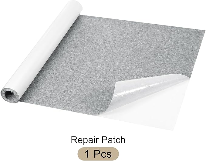 Repair Patches Repair Tape Self-Adhesive DIY Repair Patch Linen Gear Patch for Sofa, Furniture, Chair, Clothing,Tents,35x79 Inch,Light Khaki