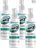 Benefect Botanical Decon 30 Disinfectant Cleaner, 4 oz. Spray Bottle, Light Lemon & Thyme Scent, Hospital Grade Disinfectant, Kills Over 99.99% of Germs, Safe for Food-Contact Surfaces (Pack of 4)