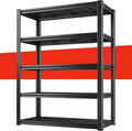 Raybee Garage Shelving 2000LBS Storage Shelves Adjustable Metal Shelves 5 Tier Heavy Duty Shelving Metal Shelf for Basement Pantry Kitchen 32" W x 16.5" D x 63" H