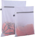 Kimmama Laundry Bags Mesh Wash Bag, Lingerie Bags for Washing Delicates, Net Washer Sack with Zipper, Dryer Pouch for Cleaning and Drying Cloths, Garment, Sweater, Bra, Pant, Sock, Toys, Hat