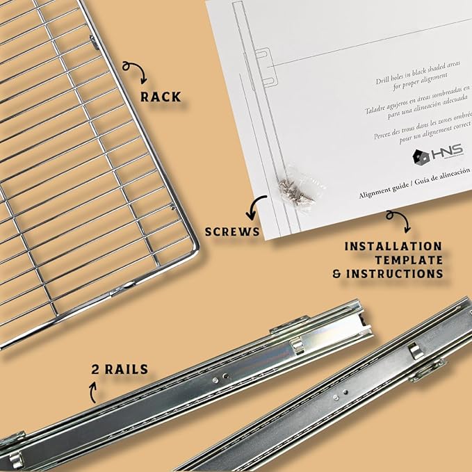 HOLDN’ STORAGE Pull Out Cabinet Organizer, Heavy Duty Caddy w/Lifetime Limited Warranty -30”W x 21”D - Requires At Least 31-1/4” Cabinet Opening, Steel Metal Cabinet Drawers Slide Out, Chrome