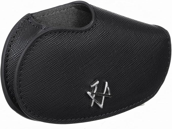 Golf Iron Covers 9pcs or 1pc Saffiano Leather Magnetic Club Headcover for Right Hand