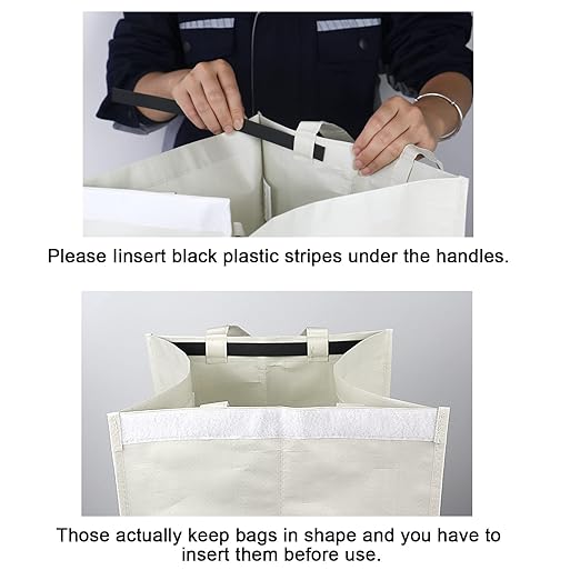 Recycling Bin, Separate Large Recycle Bins for Kitchen - Indoor Home Trash Bin, Recyclable Waste Trash Sorting Organizer, Durable, Washable, Affordable Recycle Bags, 2 Pack