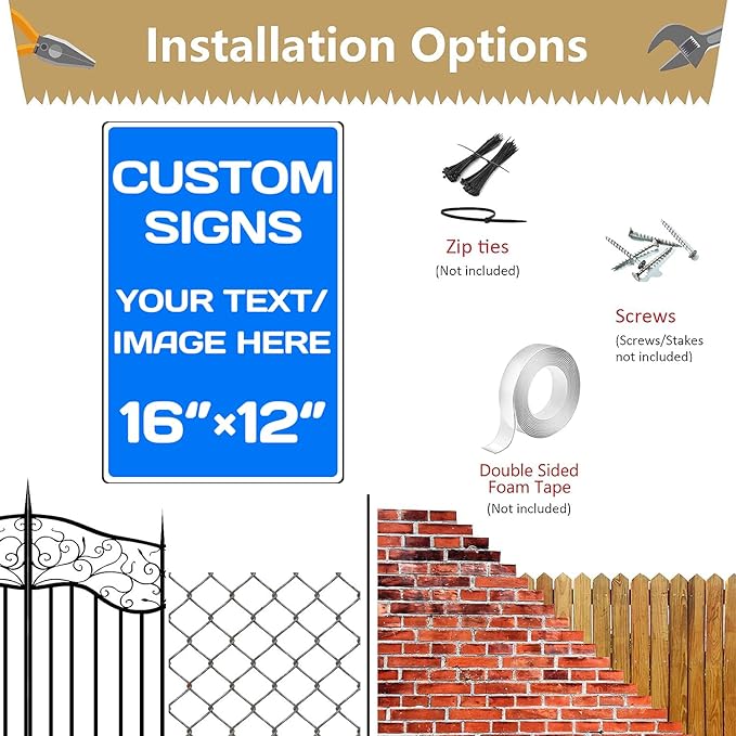 custom parking sign,Aluminum Weatherproof Metal Sign Multiple Sizes Custom Personalized Text And picture Here,hazard sign,garden sign,custom door sign,Customised business signs