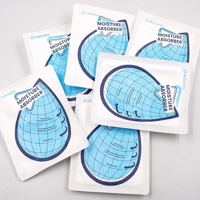 50 Gram 30 Packs Moisture Absorbers for Closet, Dehumidifier for Bedroom Dehumidifier Bags for Bathrooms, Basements, Rvs, Humidity Bags Humidity Packets Moisture Bags for Cars