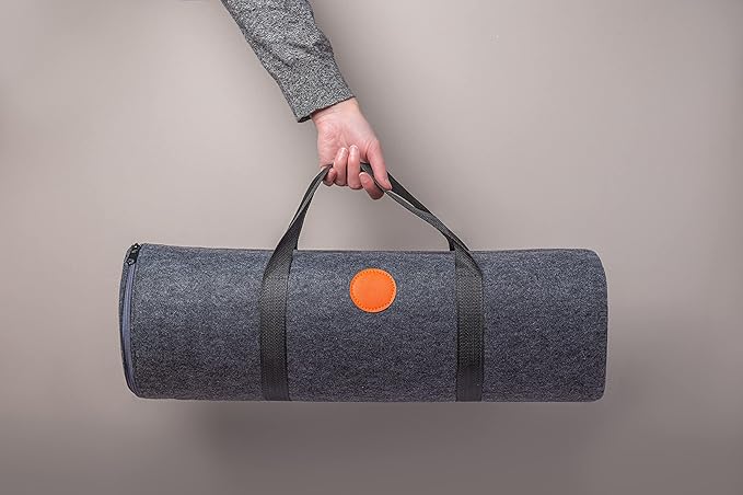 Extra Large Wool Pressing Mat 22" x 60" with Carrying Case – 100% New Zealand Wool Ironing Pad for Quilting, Sewing & Embroidery – Heat Retaining & Double-Sided Pressing Surface
