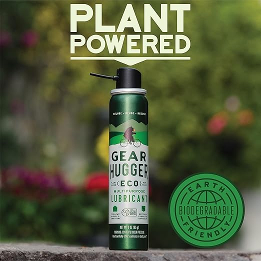 Gear Hugger Multipurpose Lubricant - Eco-Friendly (3 oz, Pack of 3), Rust Remover - Garage Door Spray, Door Hinge & Lock Lubricant - Plant-Based, No Petroleum, No PTFE