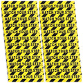 Boao 24 Pieces Watch Your Step Stickers Sign 6 x 24 Inch Caution Watch Your Step Floor Decals Warning Sticker Adhesive Tape Anti Slip Abrasive Tape for Workplace Safety Wet Floor Caution