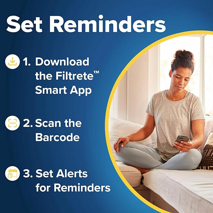 Filtrete 20x20x1 AC Furnace Air Filter, MERV 11, MPR 1000, Micro Allergen Defense, 3-Month Pleated 1-Inch Electrostatic Air Cleaning Filter, 4 Pack (Actual Size 19.69 x 19.69 x 0.81 in)