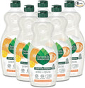 Seventh Generation Dish Liquid Soap Clementine Zest Lemongrass Pack of 6 Dishwashing Soap Liquid Soap 19 oz
