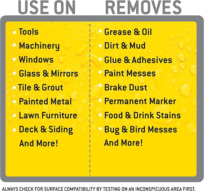 Tub O' Towels Heavy Duty Cleaner and Degreaser Spray Helps in Removing Oil Tar Paint Dirt Caulk Grease Grime Gunk Epoxies, Industrial Strength, Home & Auto, Made In USA, Citrus Scent, 24oz