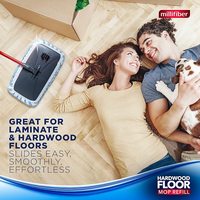 Microfiber Mop Refills 15x8 Inches, 6-Pack (Mop is Not Included)