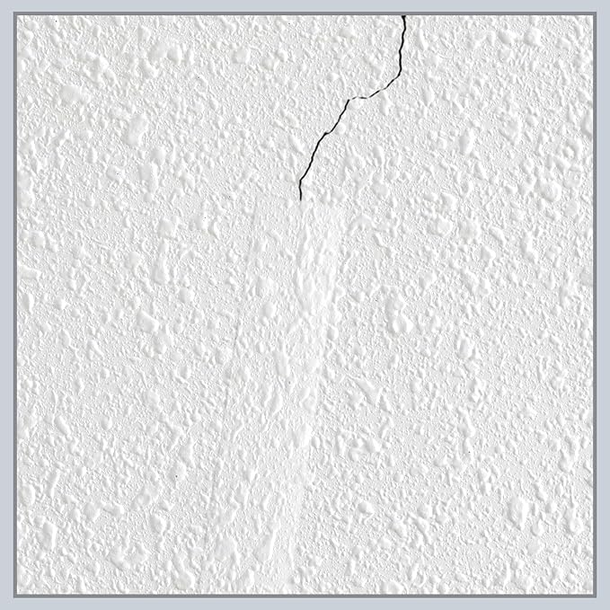 Self Adhesive Crack Tape 1.5'' x 32' Textured Roll - Paintable for Walls, Diatom Mud Finish Texture for Drywall Repair
