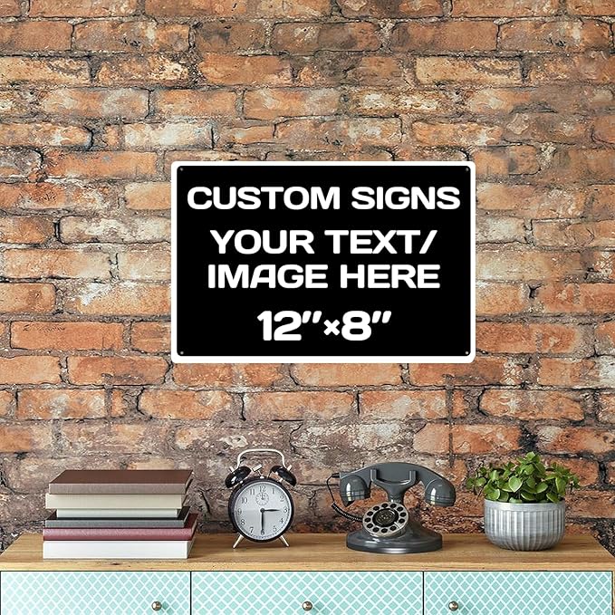 customizable sign,Aluminum Weatherproof Metal Sign Multiple Sizes Custom Personalized Text And picture Here,Traffic Regulation Horizontal Street Signs,hazard sign,garden sign,custom door sign,