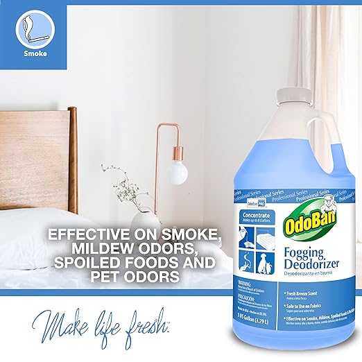 OdoBan Fogging Deodorizer Concentrate, Made in the USA, Set of 2, 1 Gallon Each
