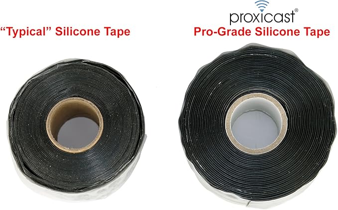 Proxicast Pro-Grade Extra Strong 30mil Weatherproof Self-Fusing Silicone Rubber Sealing Tape for Outdoor Antenna Coax & Electrical Cables, Hose/Pipe Leaks & Emergency Repairs (1.5" x 15' roll) - Blue