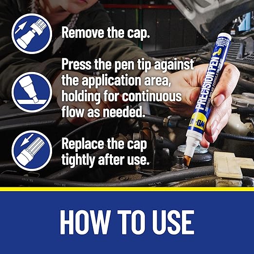 WD-40 Precision Pen & Trucker Hat Bundle - On-The-Go Lubrication, Precision Pen (0.3 fl oz), Trucker Hat (Cotton & Mesh)