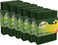 Scouring Pads - Heavy Duty Household Cleaning Scrubber with Non-Scratch Anti-Grease Technology - Reusable Scrubbing Pads – Green, 24 Pack