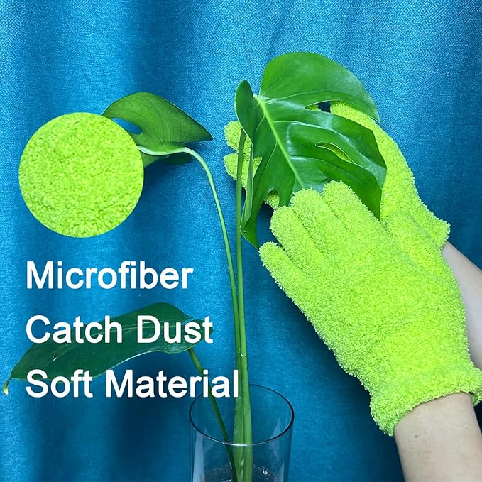 Microfiber Gloves For Plant Dusting
