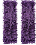 2 Pack Pet System Microfiber Sweeping Pad for Bona Mops, Reusable Pet Replacement Mop Pad for Multi-Surface Floors, 18 Inch Washable Cleaning & Dusting Pads, Attracts & Picks Up Pet Hair