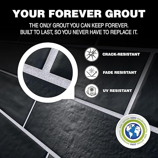 The Tile Doctor EpoxyElite EVO - Litokol Epoxy Grout for Tile, Ideal for Home Office Decor & Bathroom Tile, Beige 3-5 kg - 11 lb