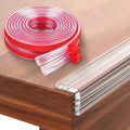 HOMREALM Baby Proofing 7.05ft Long (1.18" Wide) Corner Guards Furniture Corner & Edge Safety Bumpers Corner Covers Protectors Baby Proof Bumper & Cushion to Cover Sharp Furniture & Table Edges