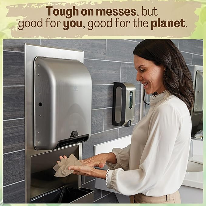 Brown Unbleached Z-Fold Paper Towels – 1000ct | Commercial Multifold Paper Towels for Dispenser | All-Natural, Bleach-Free, Tri-Fold Recycled Disposable Hand Towels for Bathroom & Kitchen Use