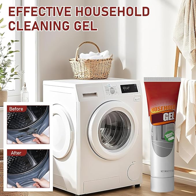 Nexa Remover Gel, Nuroclean Remover Gel Nexa, Powerful Household Cleaning Gel, Highly Effective In Penetration, Suitable For Bathroom And Kitchen Tile Gaps, Wall Cleaning (2 PCS)