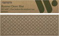 WaterHog Heavy Duty Runner Door Mat, 2' x 5', Made in USA, Durable & Skid-Resistant Entryway Mat, Water-Trapping, Indoor/Outdoor Decorative Floor Covering, Cordova Collection, Khaki/Camel