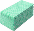 Disposable Dish Cloths Disposable Cleaning Towels Heavy Duty Reusable Cleaning Cloths Dish Rags for Kitchen,11.8 x 21 inches - 50 Counts/Pack,Green