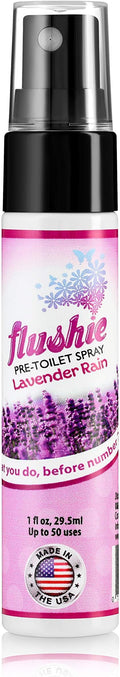 Flushie Pre-Toilet Sprays for Poop Travel Size Toiletries Bathroom Spray for Poop Spray for Toilet Deodorizer Traveling Essentials Poop deodorizer Poop Odor eliminator