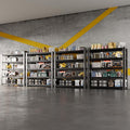 47.8" W Heavy Duty Garage Shelving 3000LBS Storage Shelves, Adjustable 5-Tier Storage Rack, Metal Shelves for Garage/Warehouse/Basement, 47.8" W x 19.8" D x 72" H, 4 Pack